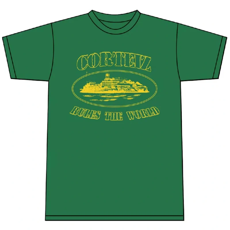 Corteiz 2019 OG Alcatraz T-Shirt Forest Green