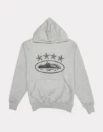 Corteiz 4Starz Alcatraz Hoodie Grey