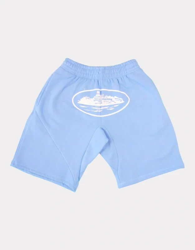 Corteiz Alcatraz Shorts – Baby Blue