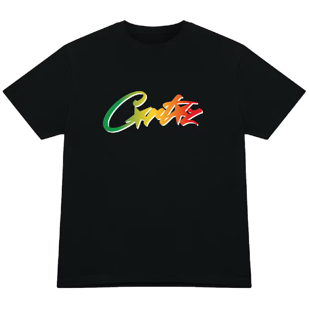 Corteiz Allstarz Gradient Carni T-Shirt – Black