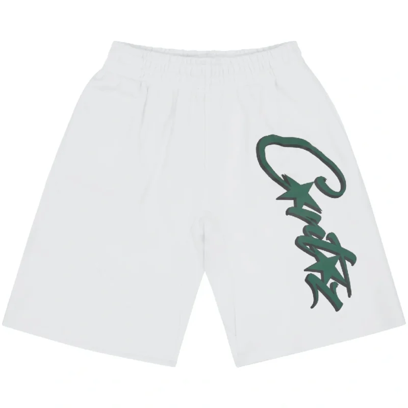 Corteiz Allstarz Shorts – WhiteGreen