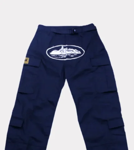 Corteiz Guerillaz Cargo Pants – Navy