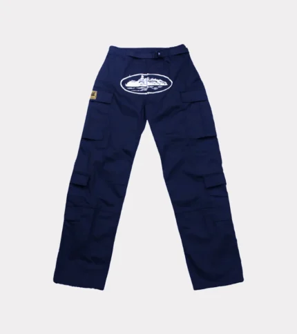 Corteiz Guerillaz Cargo Pants – Navy