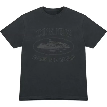 Corteiz OG Alcatraz T-Shirt Triple Black