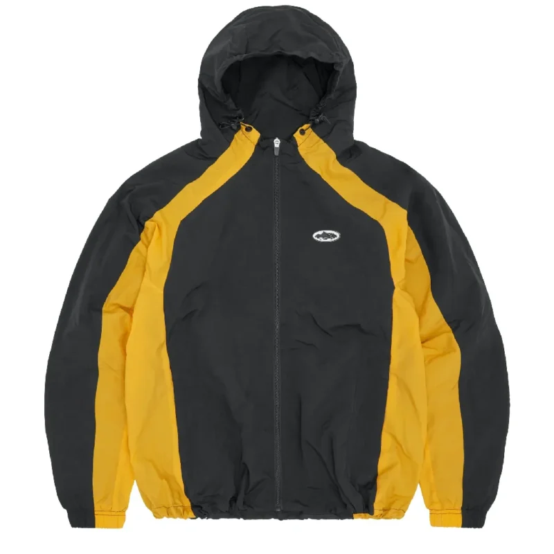 Corteiz Spring Jacket – Black/Yellow