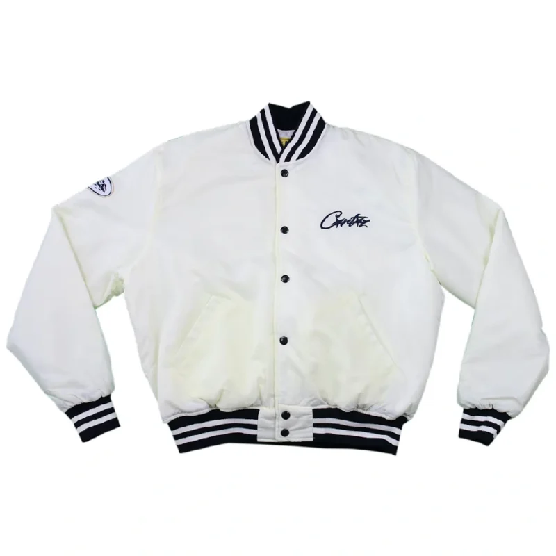 Corteiz Stadium Jacket – White