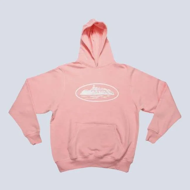 Corteiz Alcatraz Hoodie Baby Pink