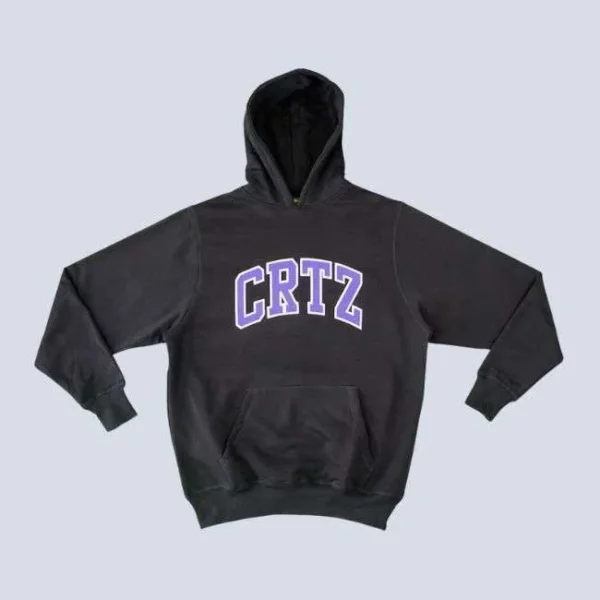 Corteiz Dropout Hoodie Black/Purple