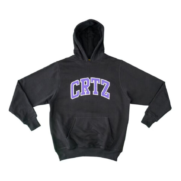 Corteiz Dropout Tracksuit – Black/Purple