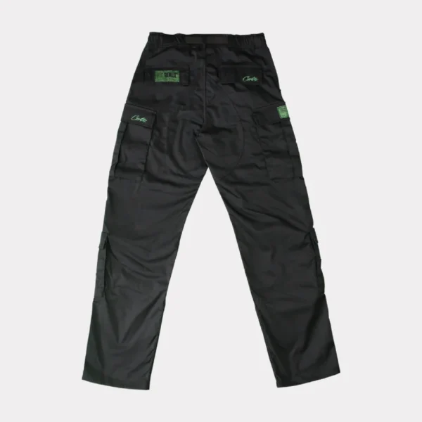 Corteiz Mula Guerillaz Black/Green Cargos