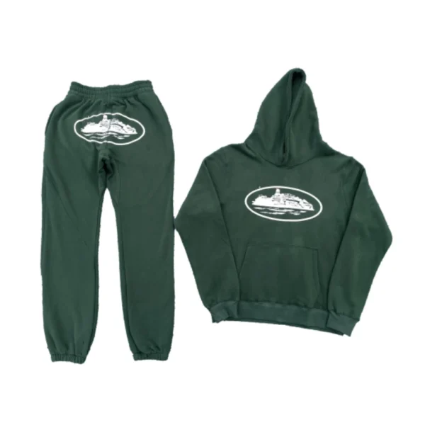 Corteiz Pine Tracksuit – Green