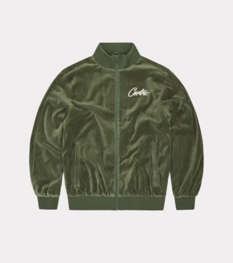 Corteiz VVS Velour Tracksuit Green