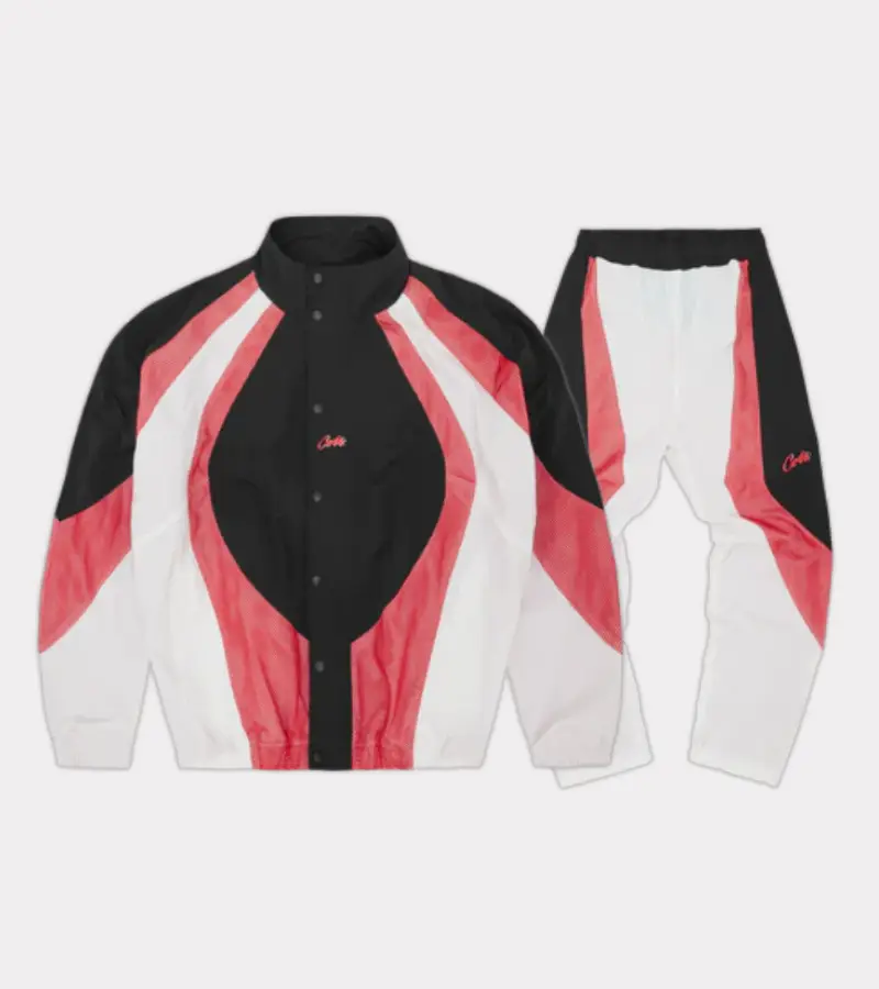 Corteiz Vertigo Shuku Tracksuit Black/Red