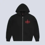 Corteiz x Slaughter Gang 21 Savage Zip Up Hoodie Black