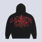 Corteiz x Slaughter Gang 21 Savage Zip Up Hoodie Black