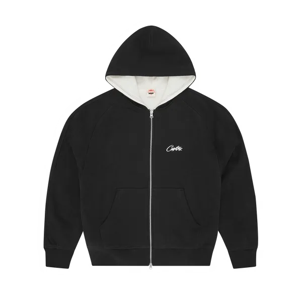 HMP THERMAL ZIP HOODIE [BLACK]